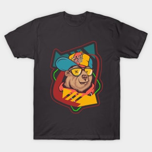 West Coast Bear Pinball style T-Shirt